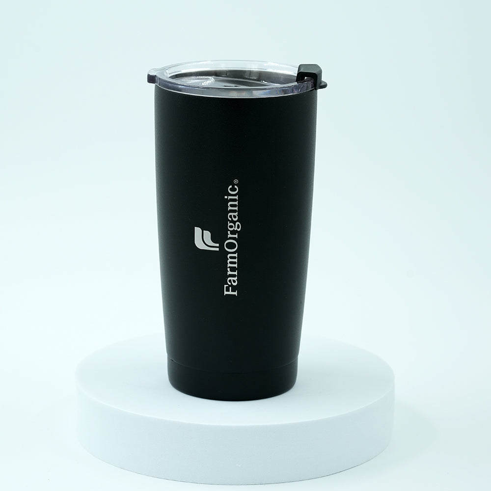 Insulated Coffee Cup with Lid - 500ml Leakproof Travel Mug, Hot & Cold Retention