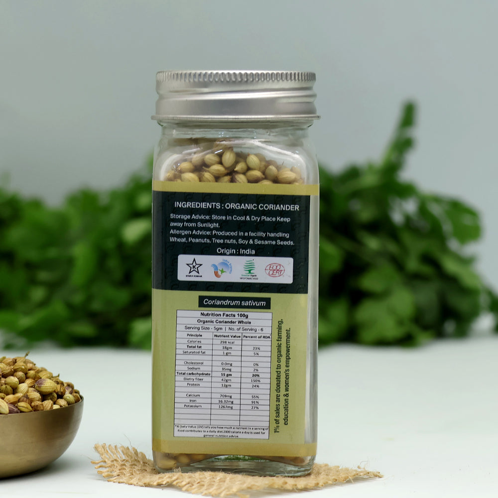 Organic Coriander Whole