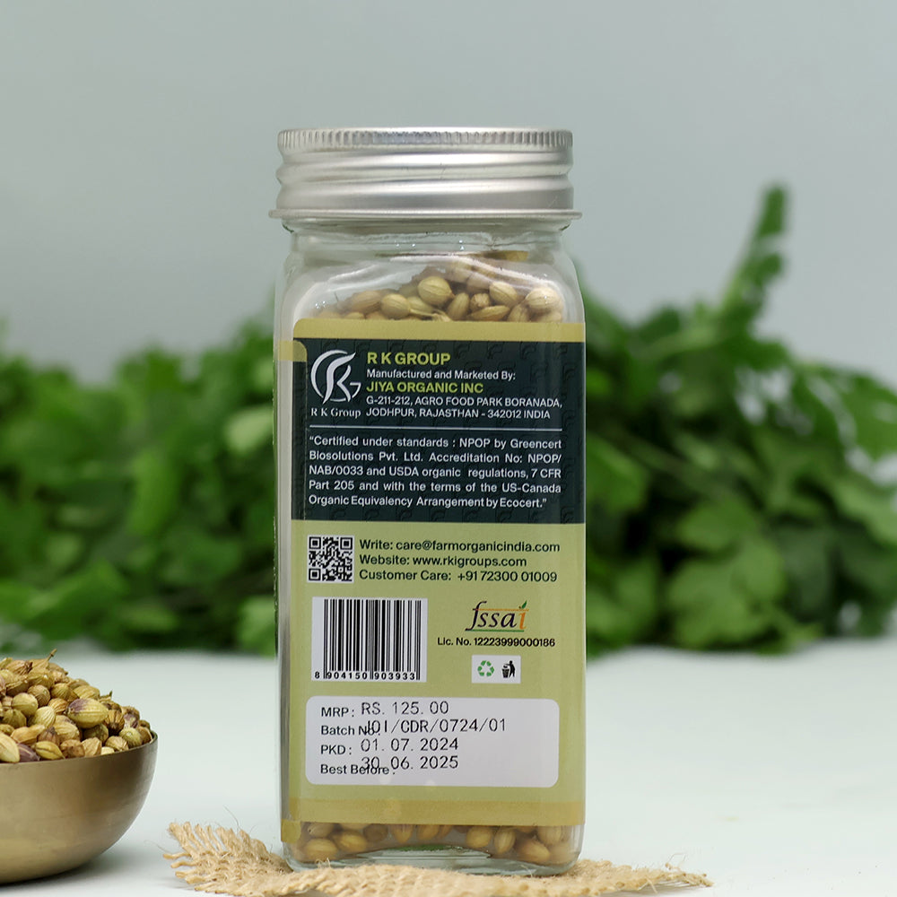 Organic Coriander Whole