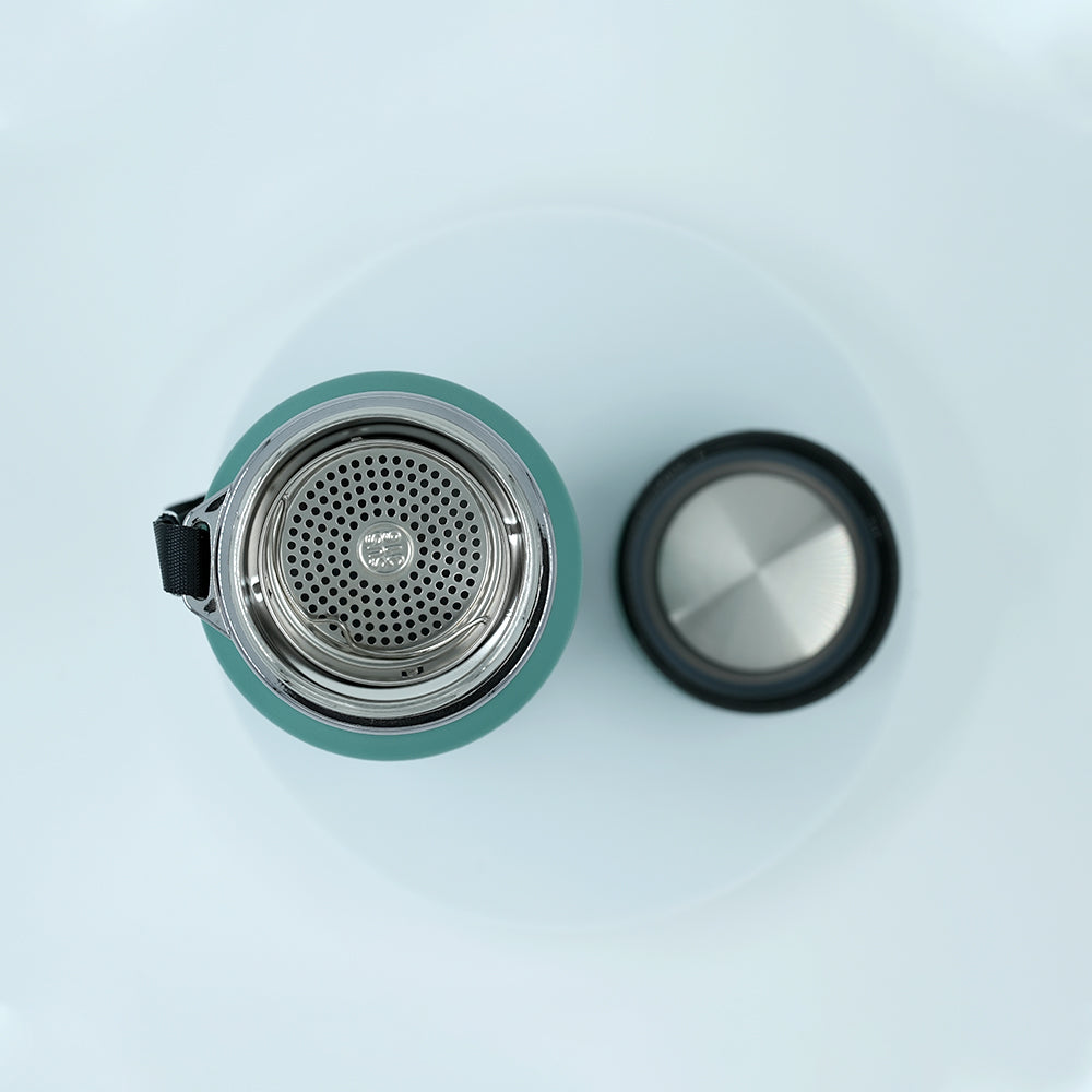 Matte Finish Travel Bottle - 550ml Smart Temperature Display Cap, Leakproof & Insulated