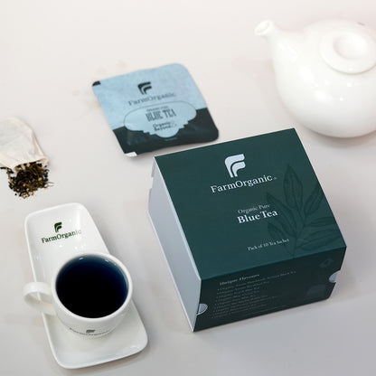Organic Pure Blue Tea Pack Of 10