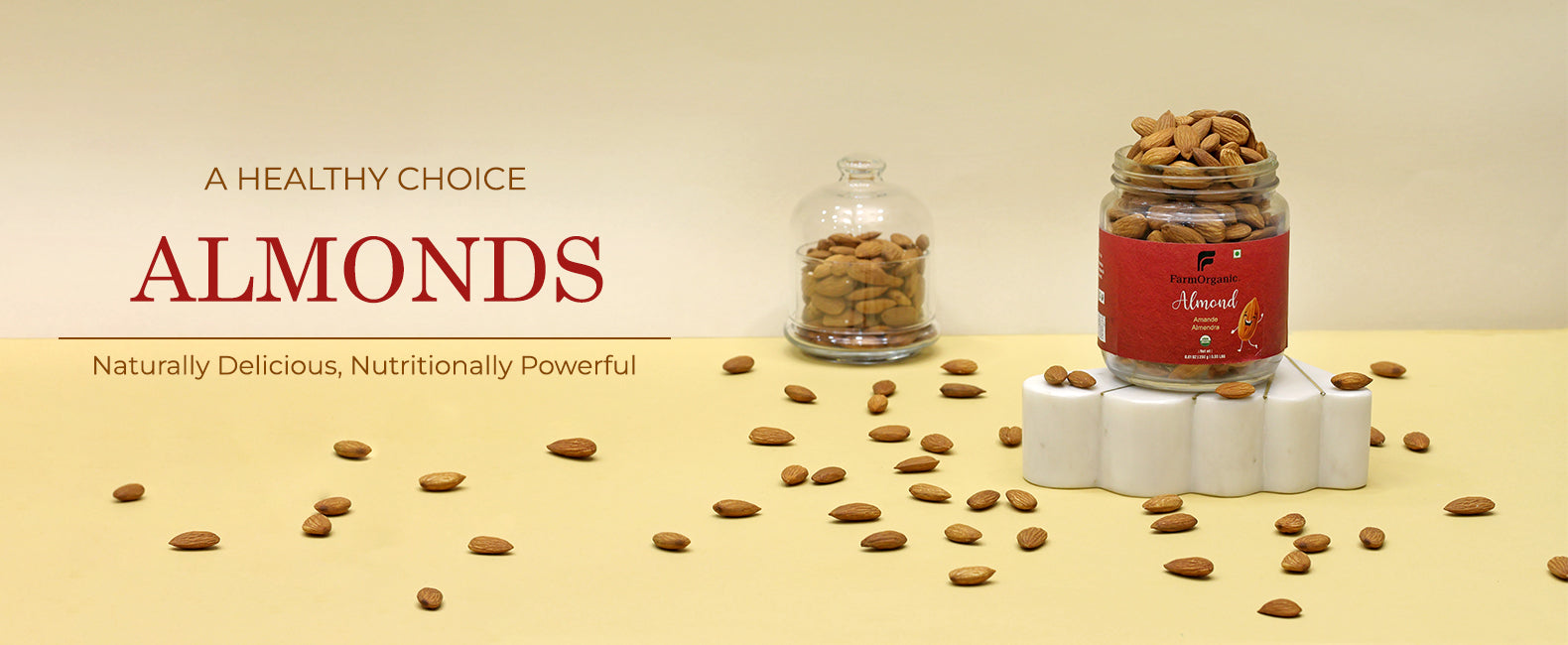 Organic Almond Banner