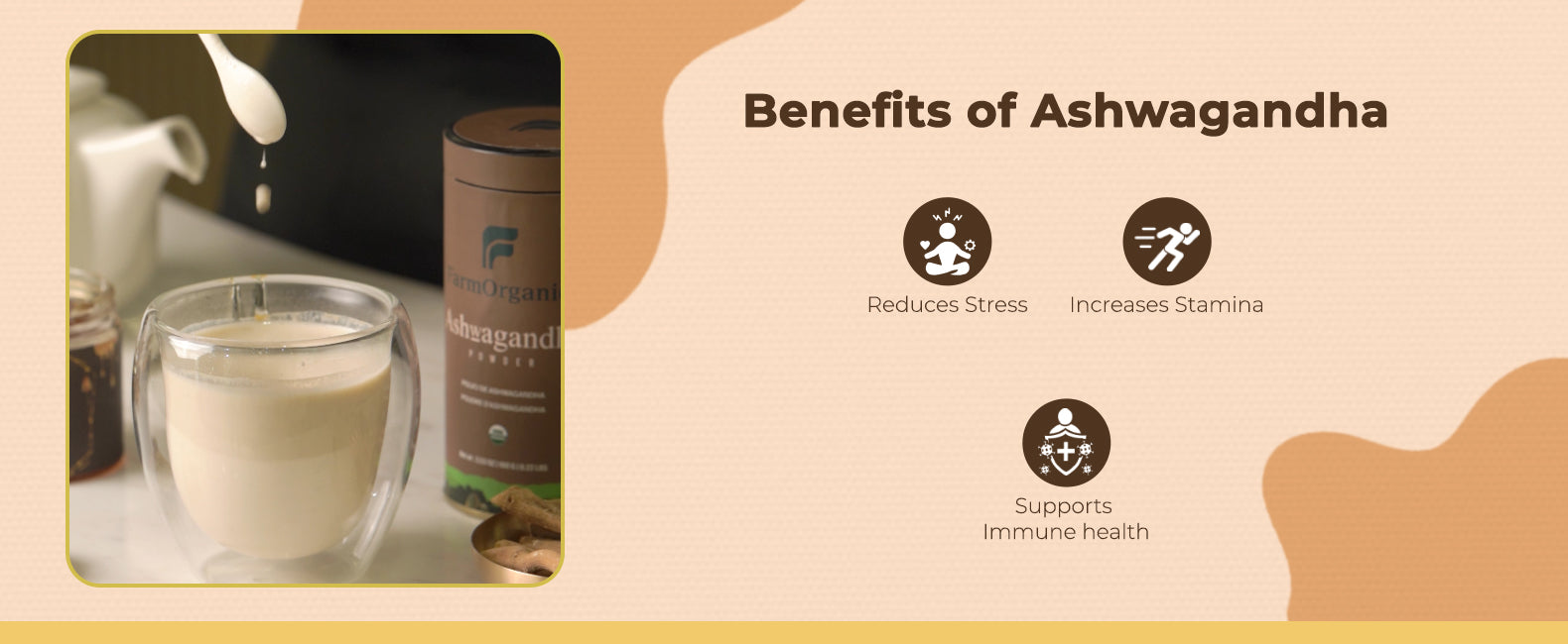 Organic Ashwagandha Powder Banner