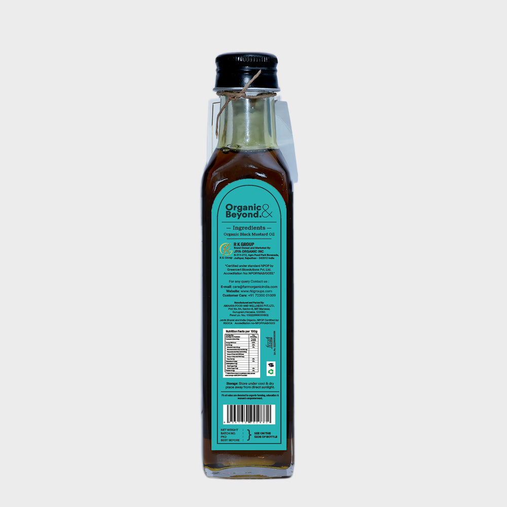 Organic Black Mustard Oil