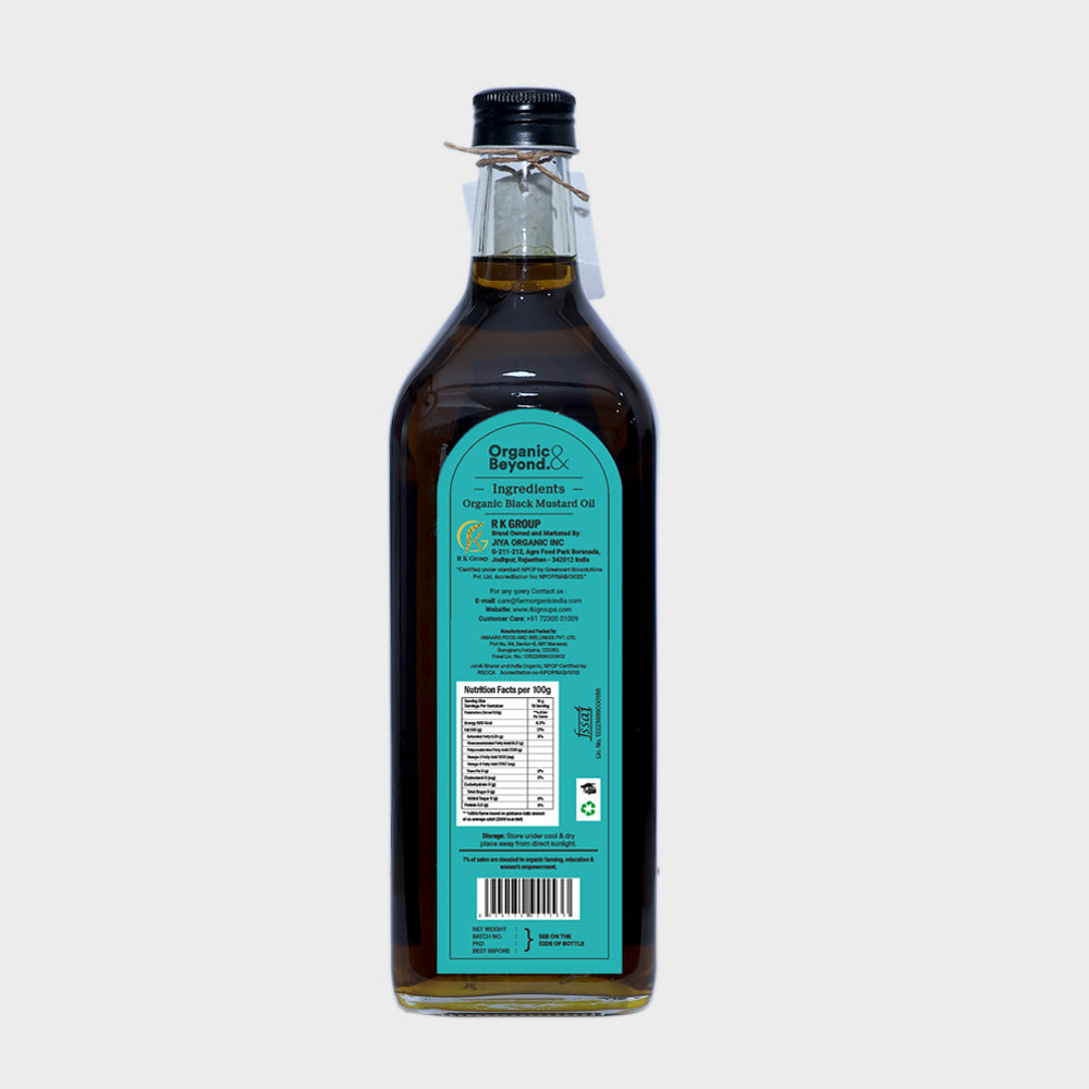 Organic Black Mustard Oil