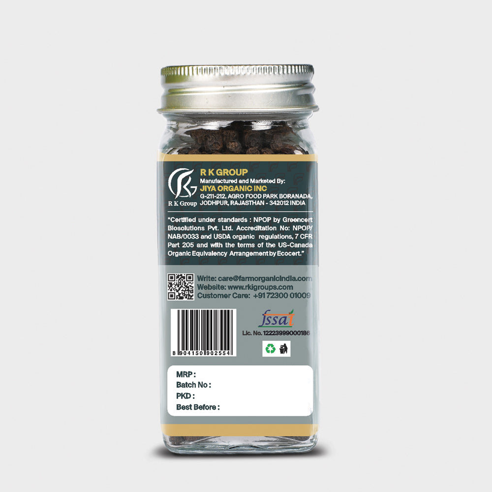 Organic Black Pepper Whole