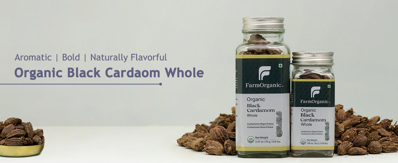 Organic Black Cardamom Banner