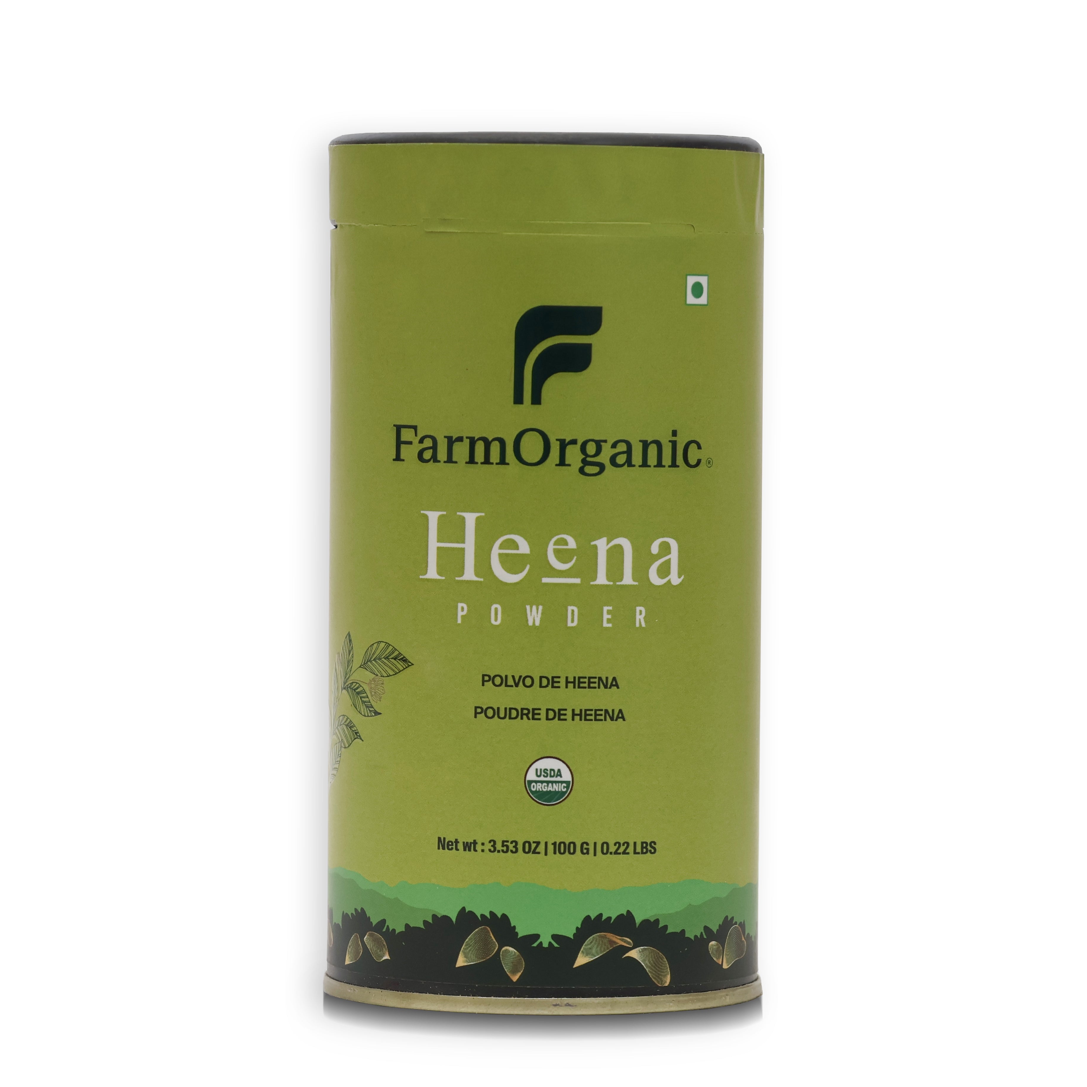 Organic Heena Powder 100g | 100% Pure Henna Leaves (Lawsonia Inermis ...