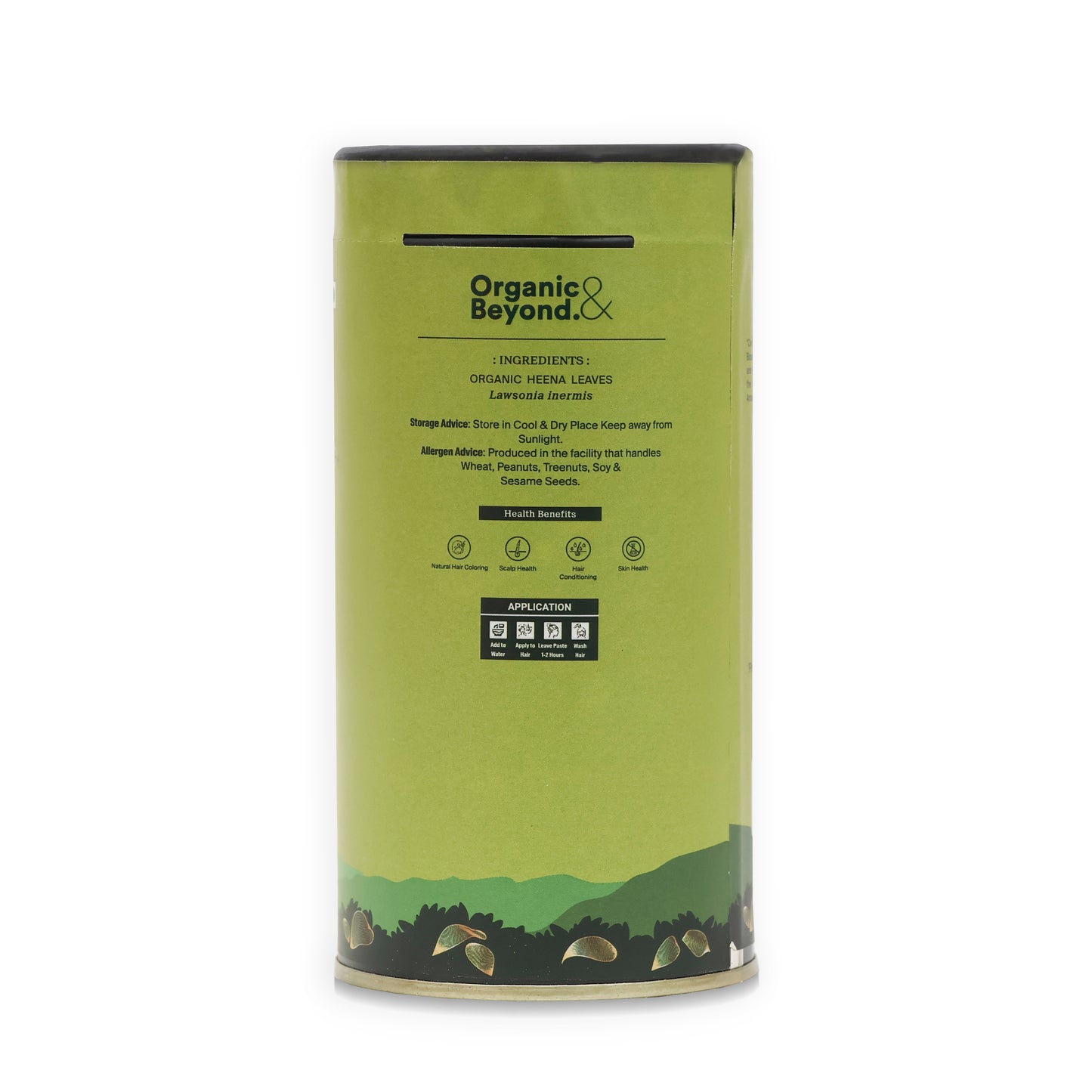 Organic Heena Powder 100g | 100% Pure Henna Leaves (Lawsonia Inermis)