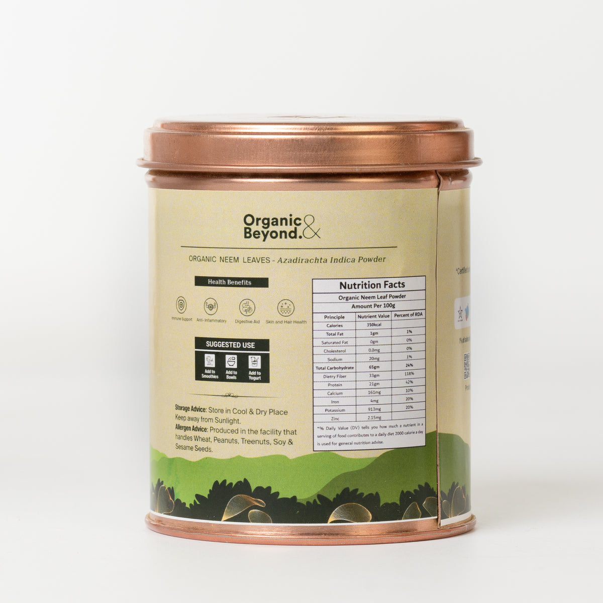 Organic Neem Leaf Powder