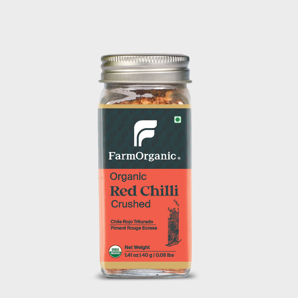 Organic Red Chilli Crushed