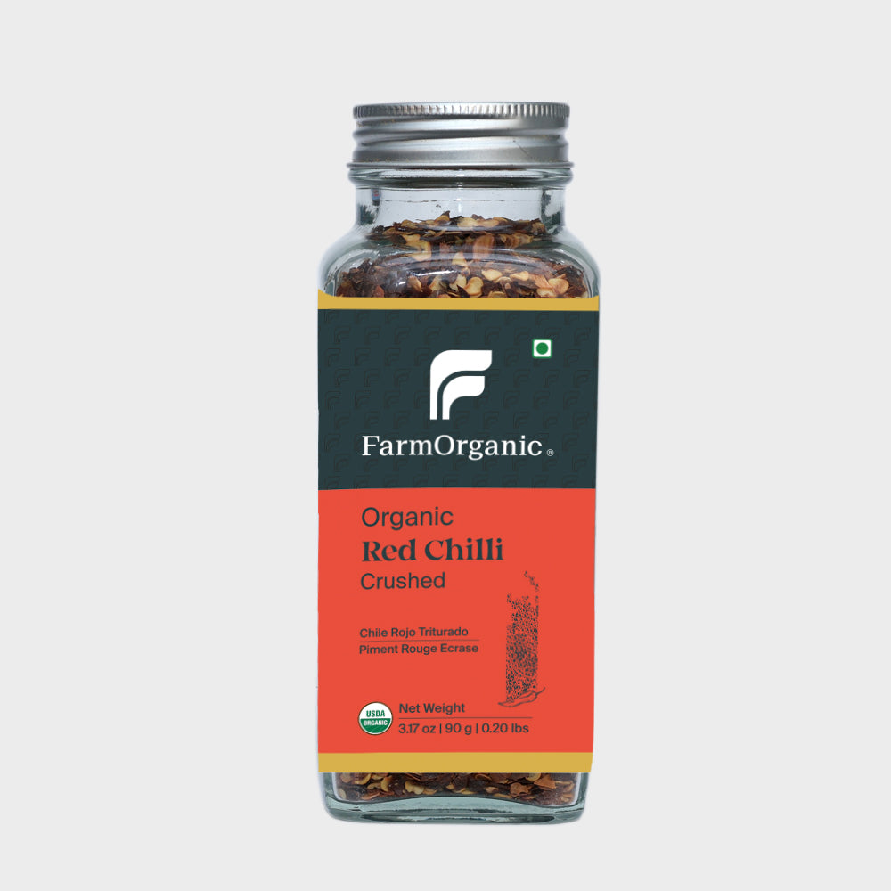 Organic Red Chilli Crushed