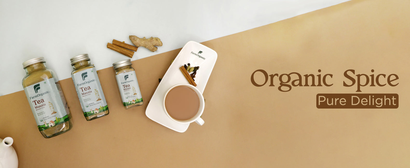 Organic Tea Masala Banner