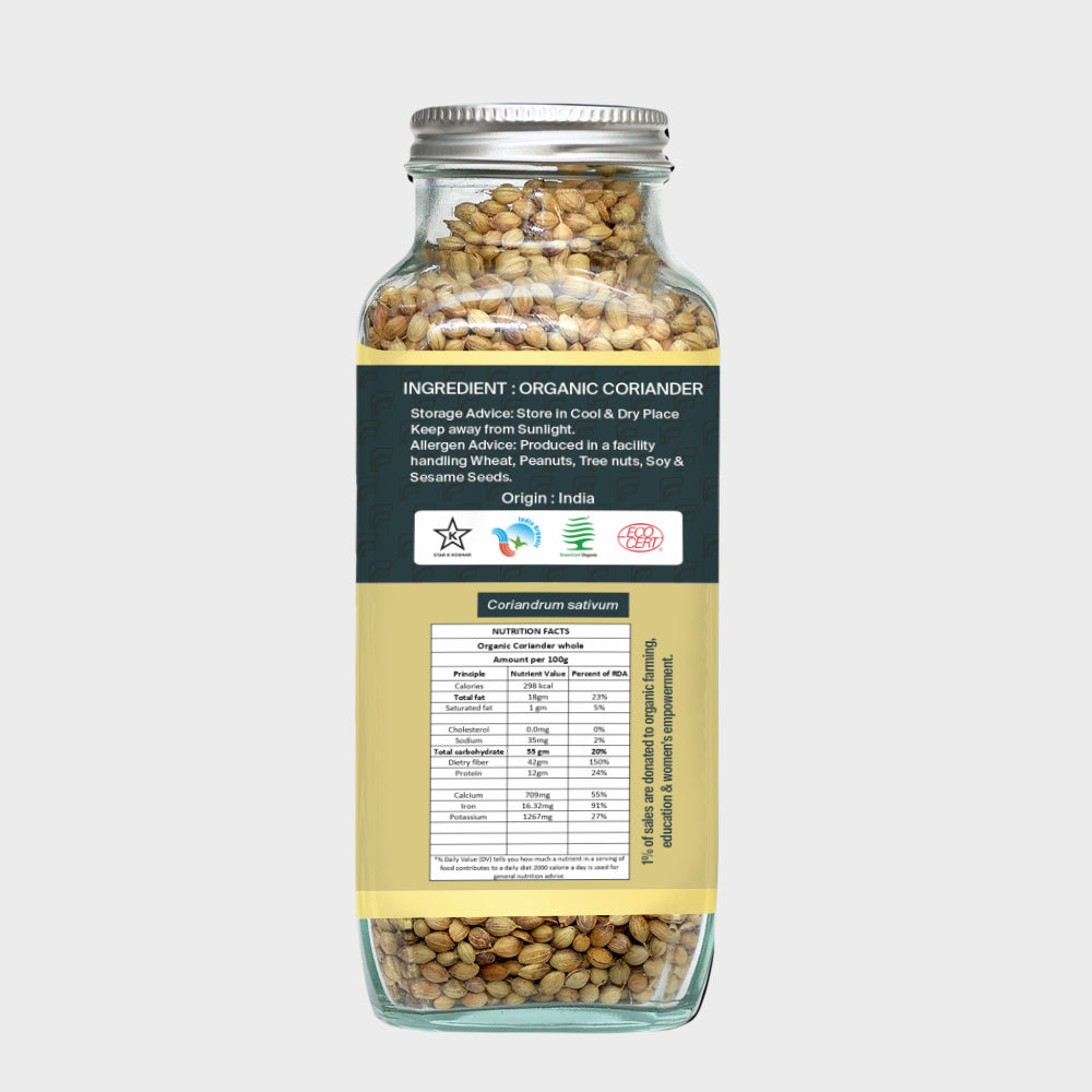 Organic Coriander Whole