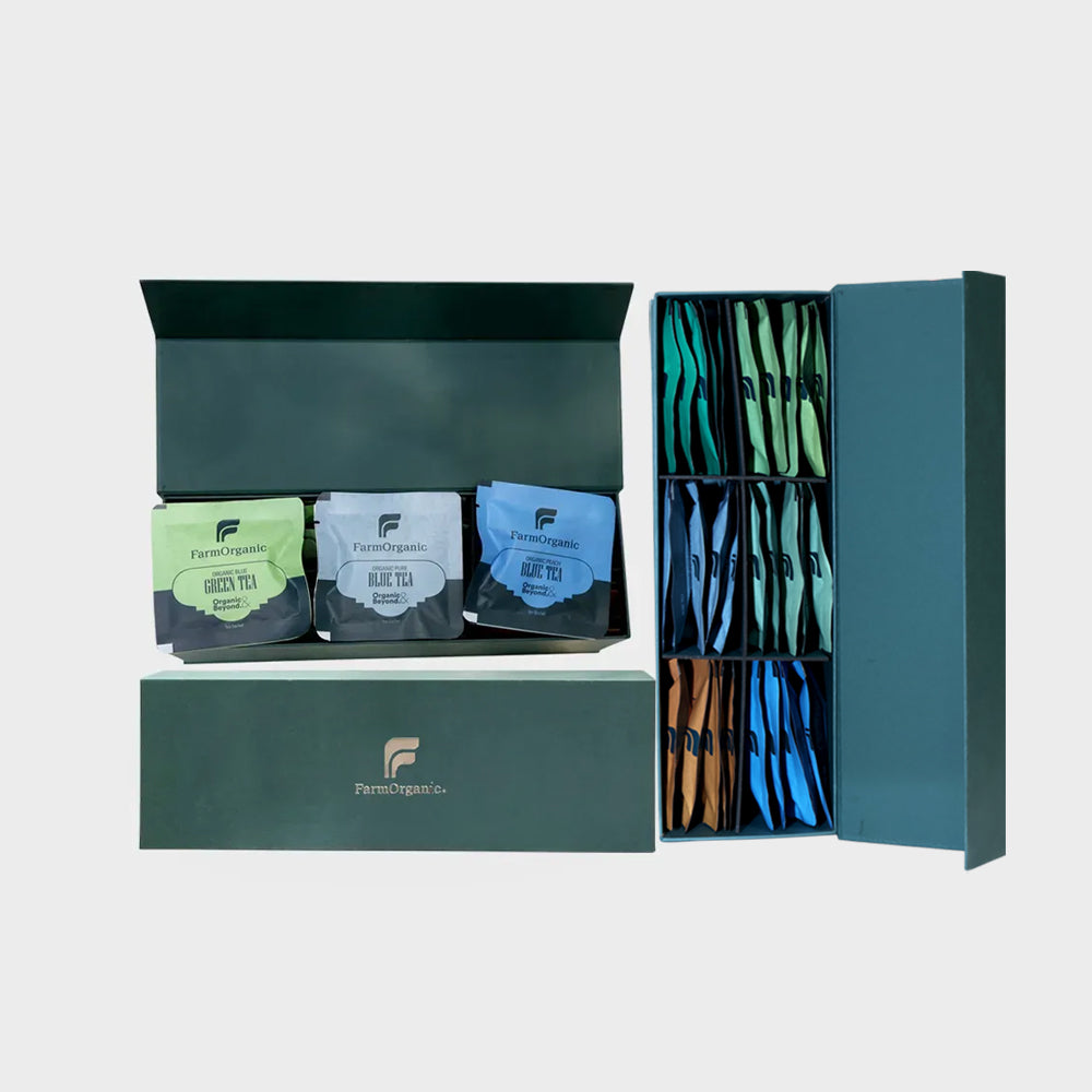 Premium Tea Gifting Combo - 6x5 Box | Assam & Blue Tea Blends